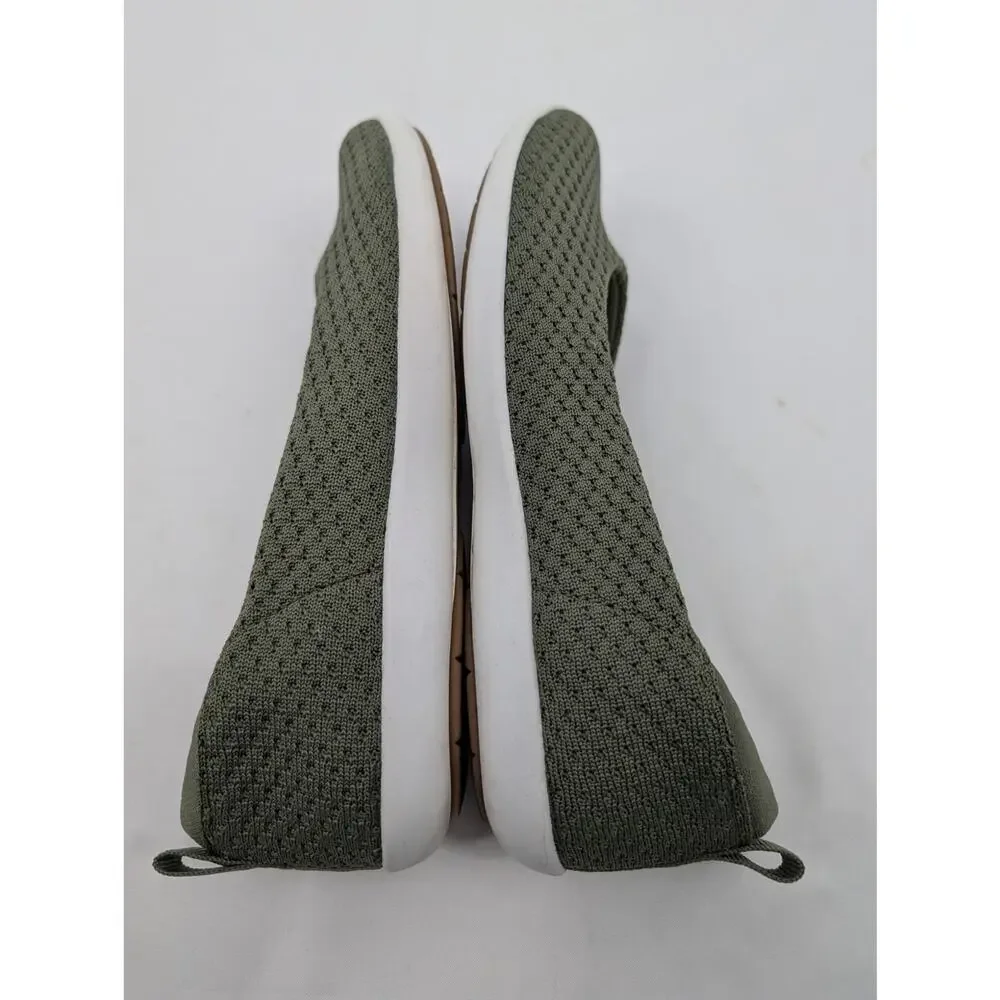 Ryka Cheri Flat Shoe in Dark Green Size 5.5 Women's Slip Ons Comfort Athleisure